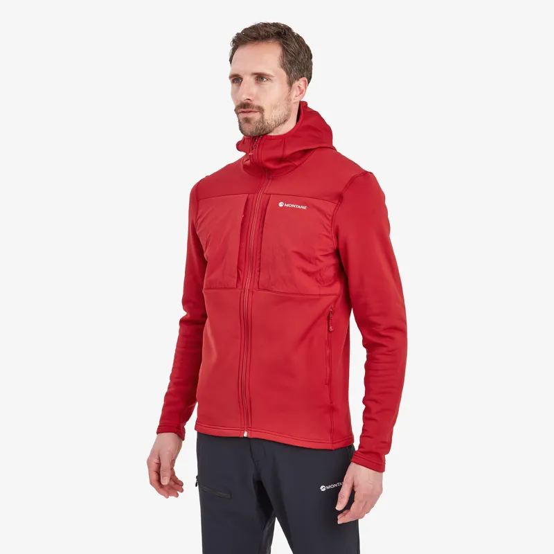 Montane Mens Fury XT Hoodie - Acer Red-4