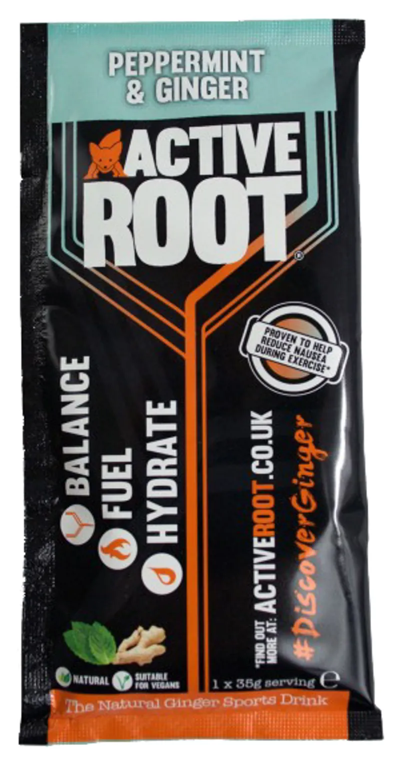Active Root Natural Sports Drink Sachets - Peppermint and Ginger