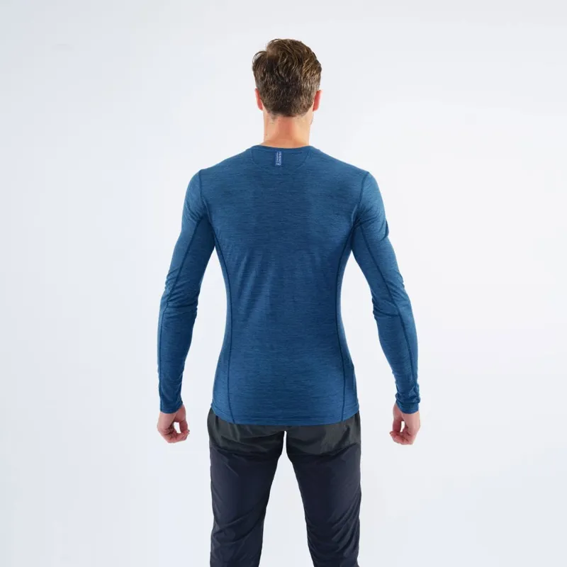 Montane Mens Primino 140 Long Sleeve T-Shirt - Narwhal Blue-3