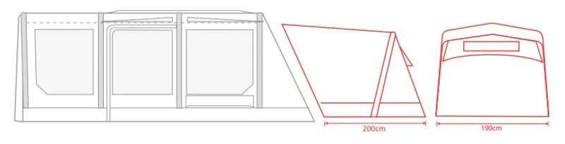 Outdoor Revolution Movelite T3E/ T4E Annexe -3
