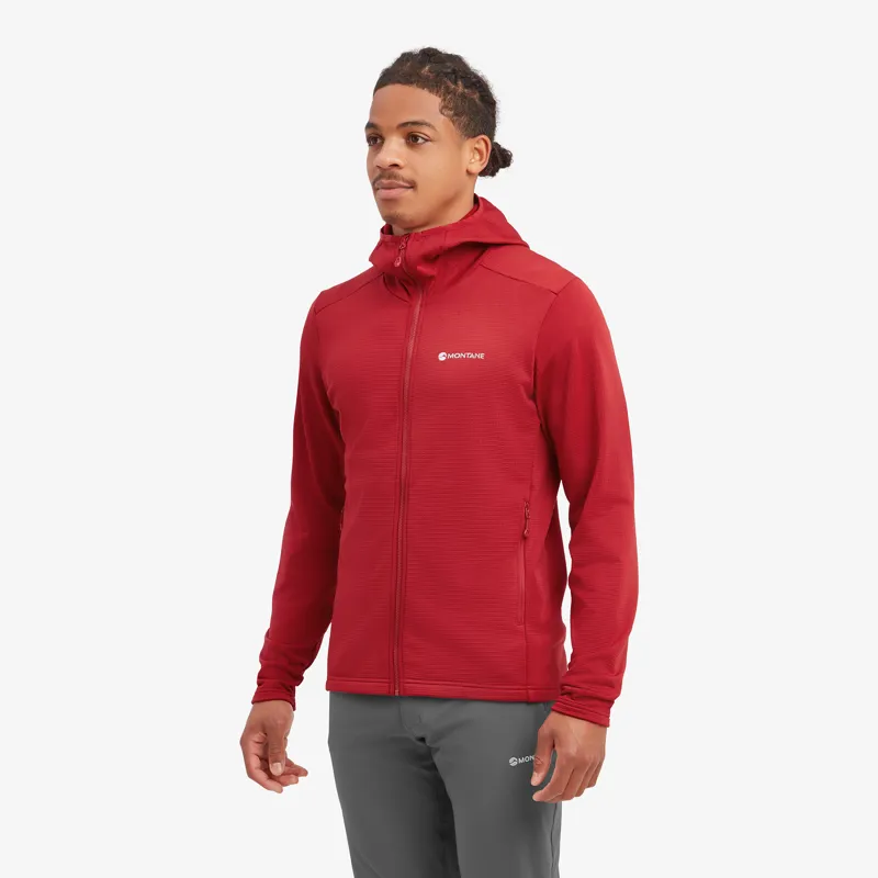 Montane Mens Protium Hoodie - Acer Red-4