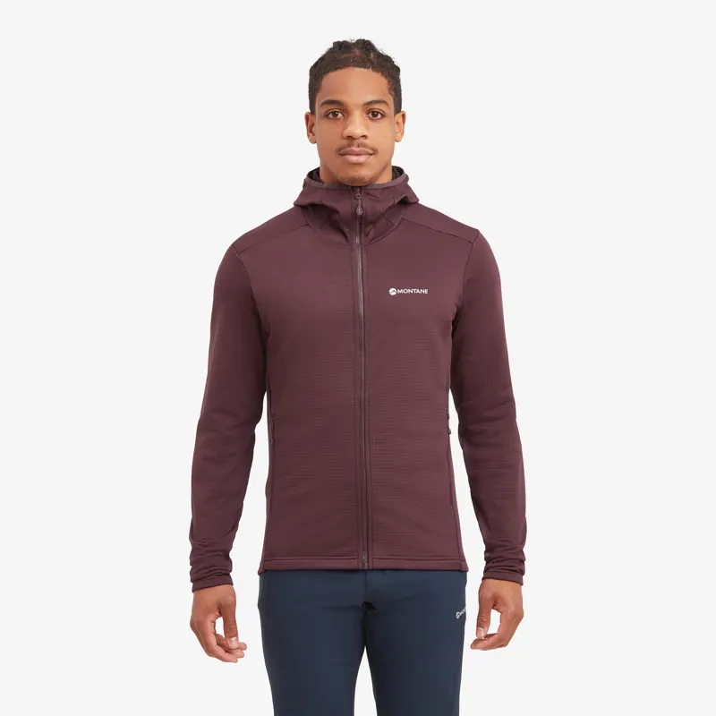Montane Mens Protium Hoodie - Dark Garnet-2