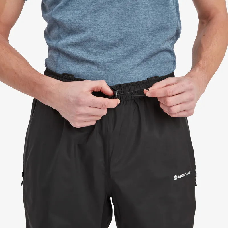 Montane Mens Spirit Lite Overtrousers  - Black-4