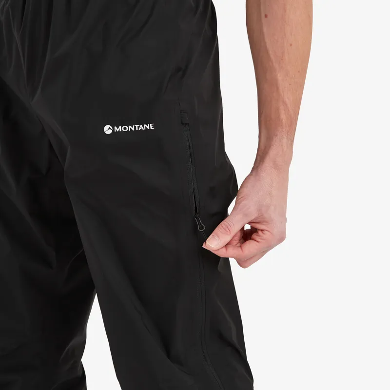 Montane Mens Spirit Lite Overtrousers  - Black-5