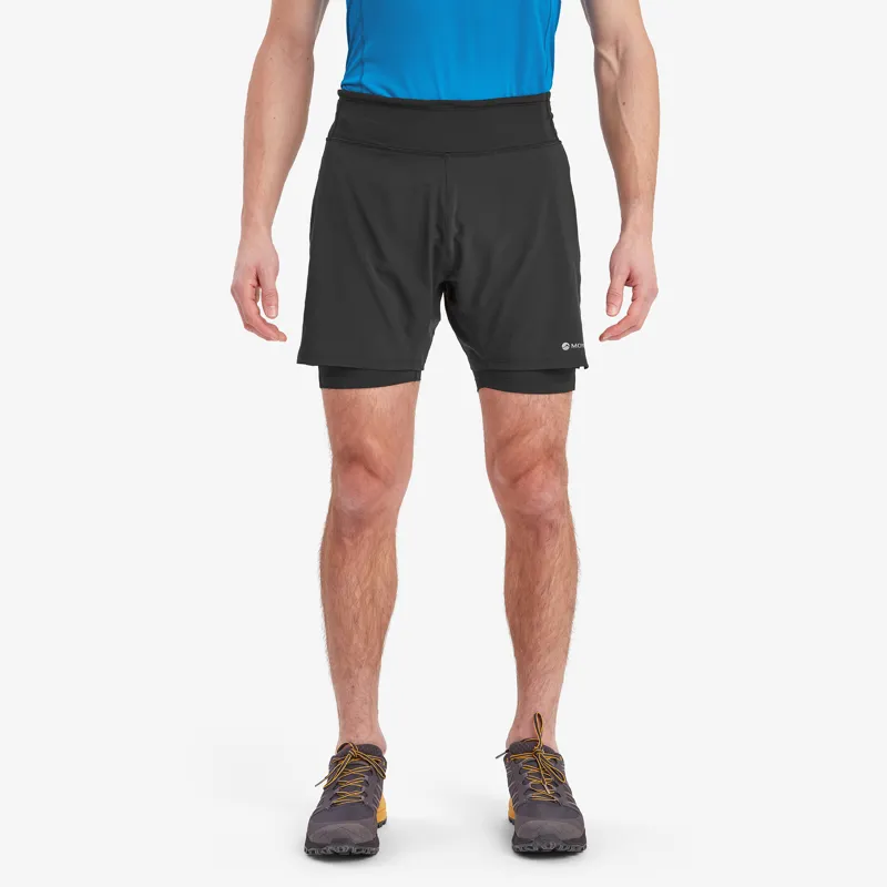 Montane Mens Slipstream Twin Skin Shorts - Black-2