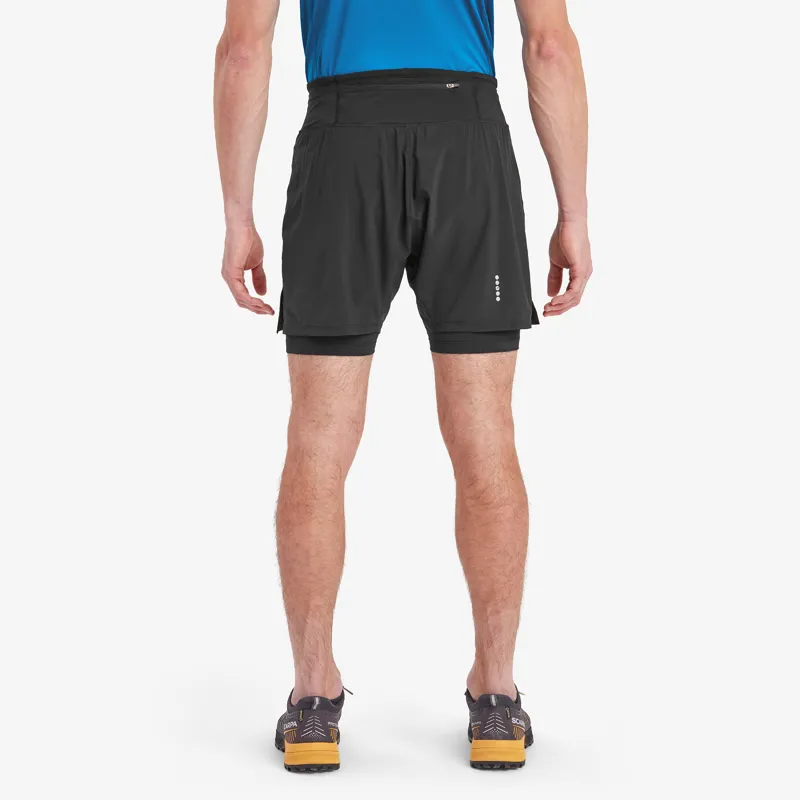 Montane Mens Slipstream Twin Skin Shorts - Black-3