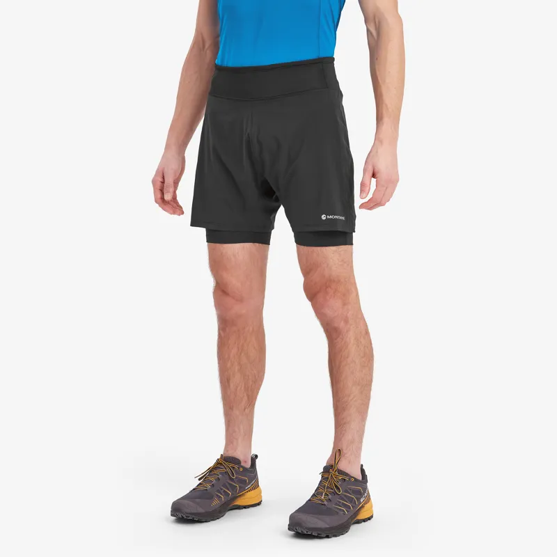 Montane Mens Slipstream Twin Skin Shorts - Black-4