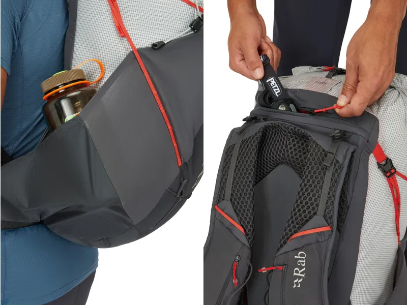 Rab Mens Muon 40 Rucksack - Pewter-Graphene-11