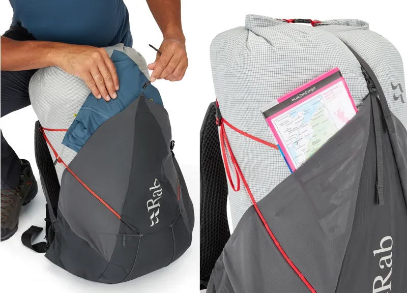 Rab Mens Muon 40 Rucksack - Pewter-Graphene-9