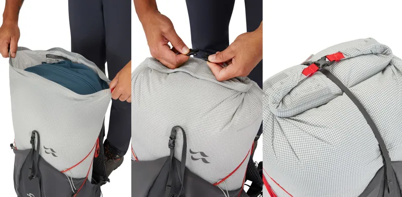 Rab Mens Muon 40 Rucksack - Pewter-Graphene-8