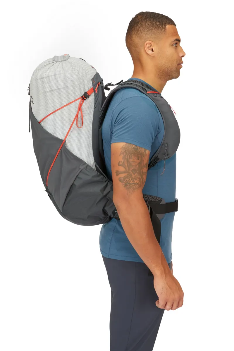 Rab Mens Muon 40 Rucksack - Pewter-Graphene-7