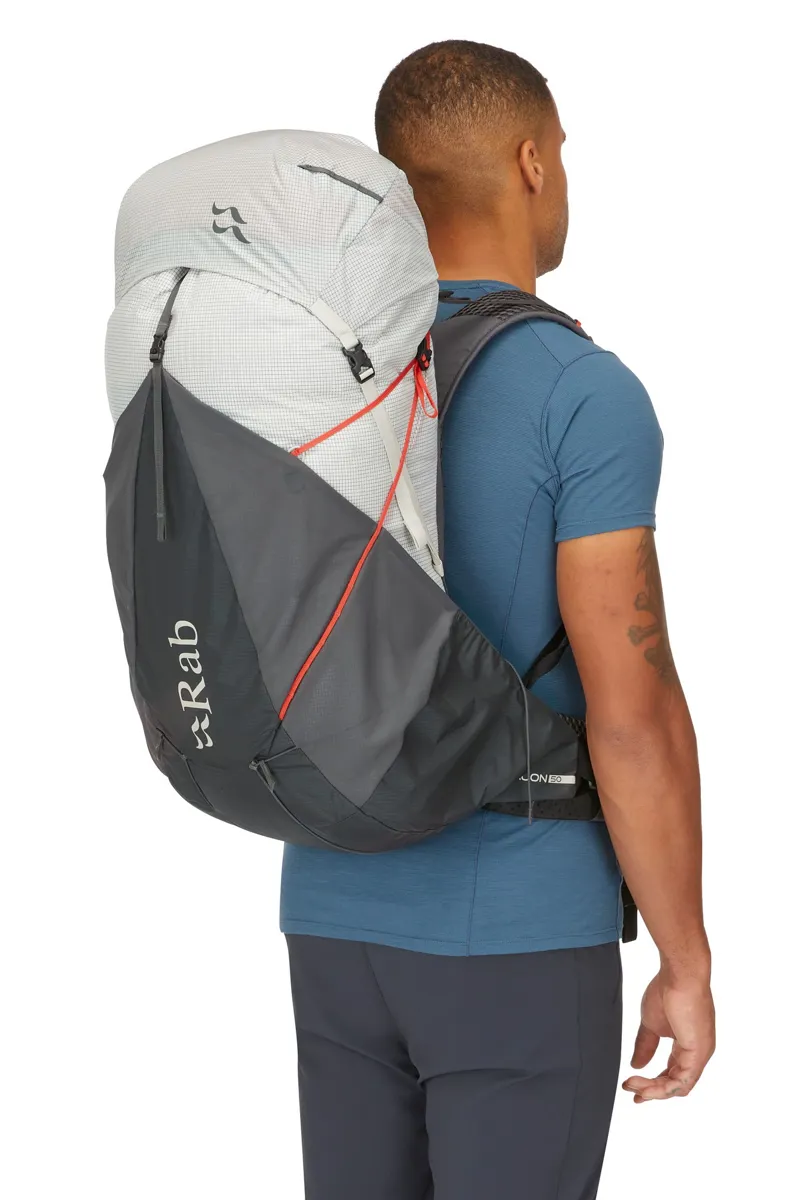 Rab Mens Muon 50 Rucksack - Pewter-Graphene-5
