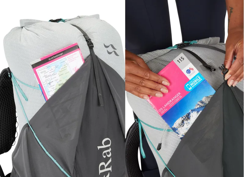 Rab Womens Muon ND40 Rucksack - Pewter-Graphene-10