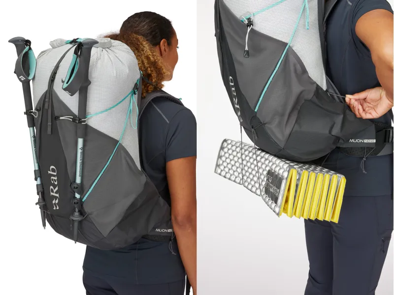 Rab Womens Muon ND40 Rucksack - Pewter-Graphene-8