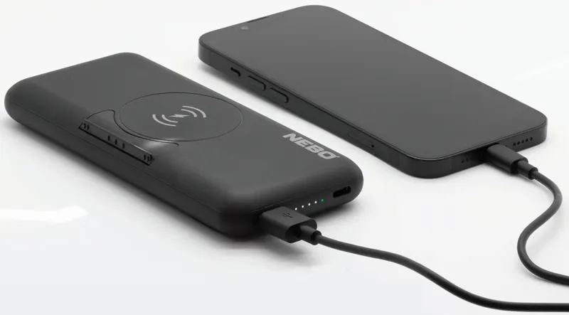 NEBO 10K Powerbank with Kickstand and Wireless charger-5
