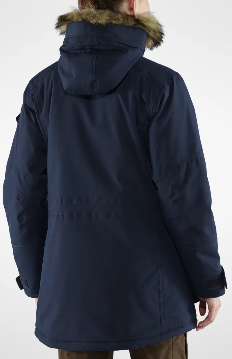 Fjallraven Womens Nuuk Parka - Dark Navy-4
