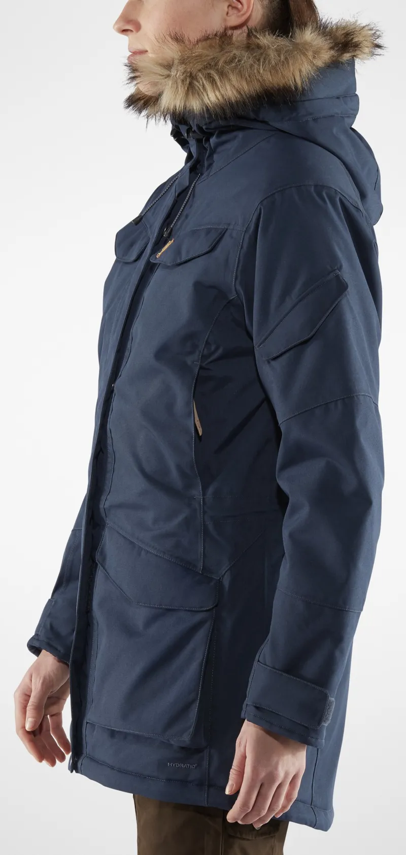 Fjallraven Womens Nuuk Parka - Dark Navy-3