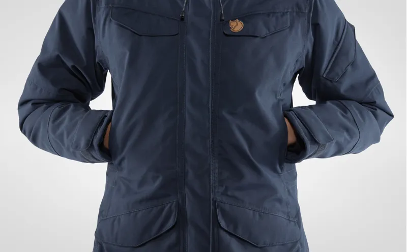 Fjallraven Womens Nuuk Parka - Dark Navy-5