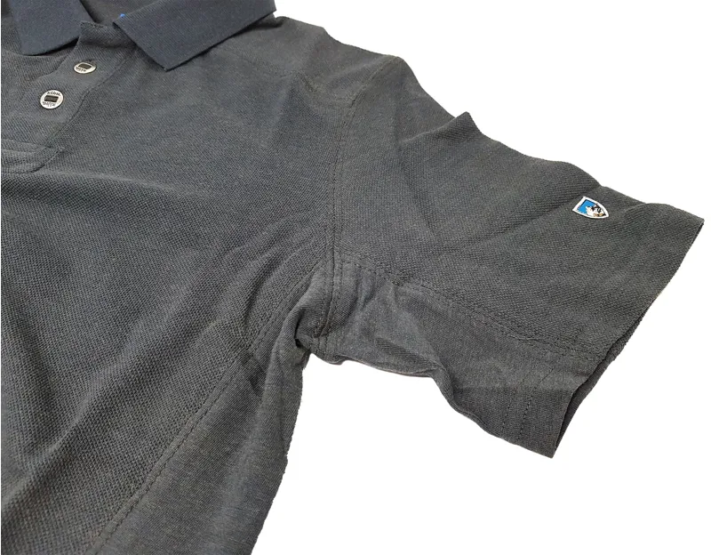 Kuhl Mens Kuhldry Pique Polo Shirt - Carbon-3