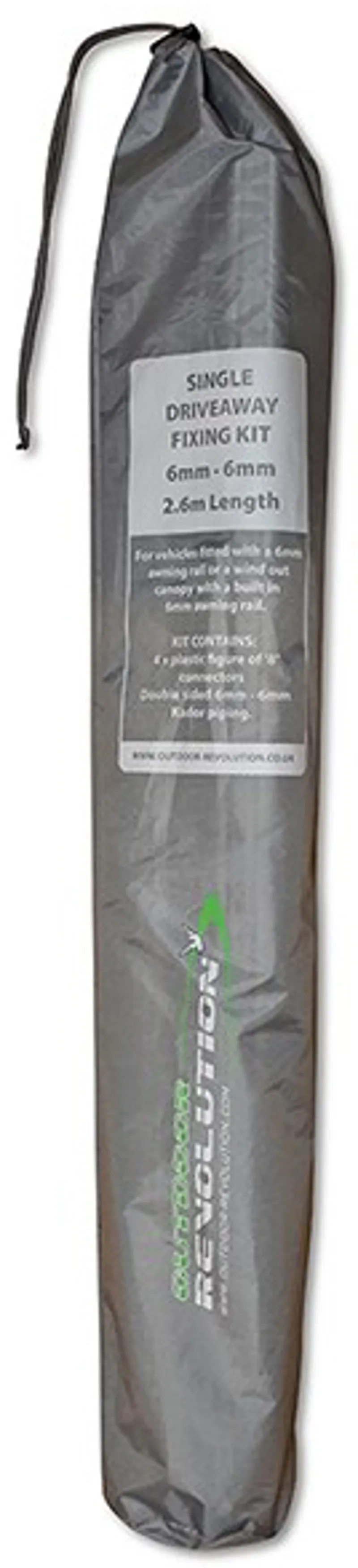 Outdoor Revolution 2.6m Single Driveaway Kit - 6mm-6mm-3