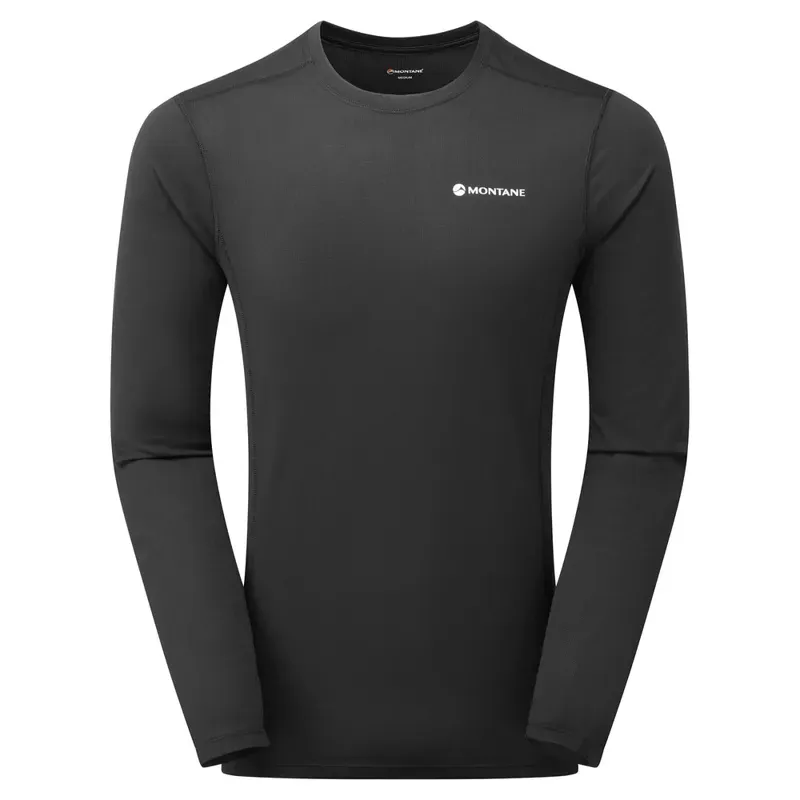 Montane Mens Dart Lite Long Sleeved T-Shirt - Black