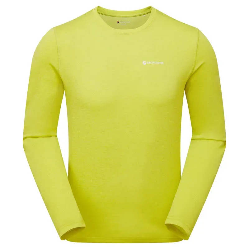 Montane Mens Dart Long Sleeve T-Shirt - Citrus Spring