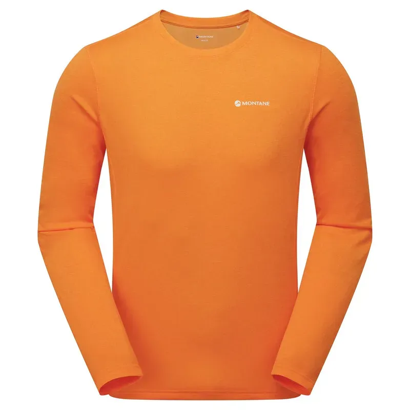 Montane Mens Dart Long Sleeve T-Shirt - Nagami Orange