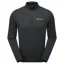 Montane Mens Dart Zip Neck T-Shirt - Black