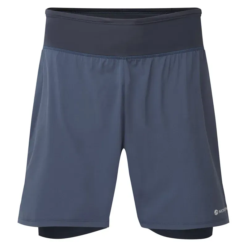 Montane Mens Slipstream Twin Skin Shorts - Eclipse Blue