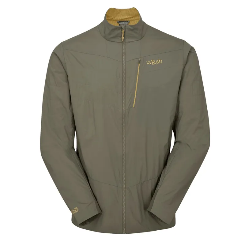 Rab Mens Vapour-Rise Ridgeline Jacket - Light Khaki