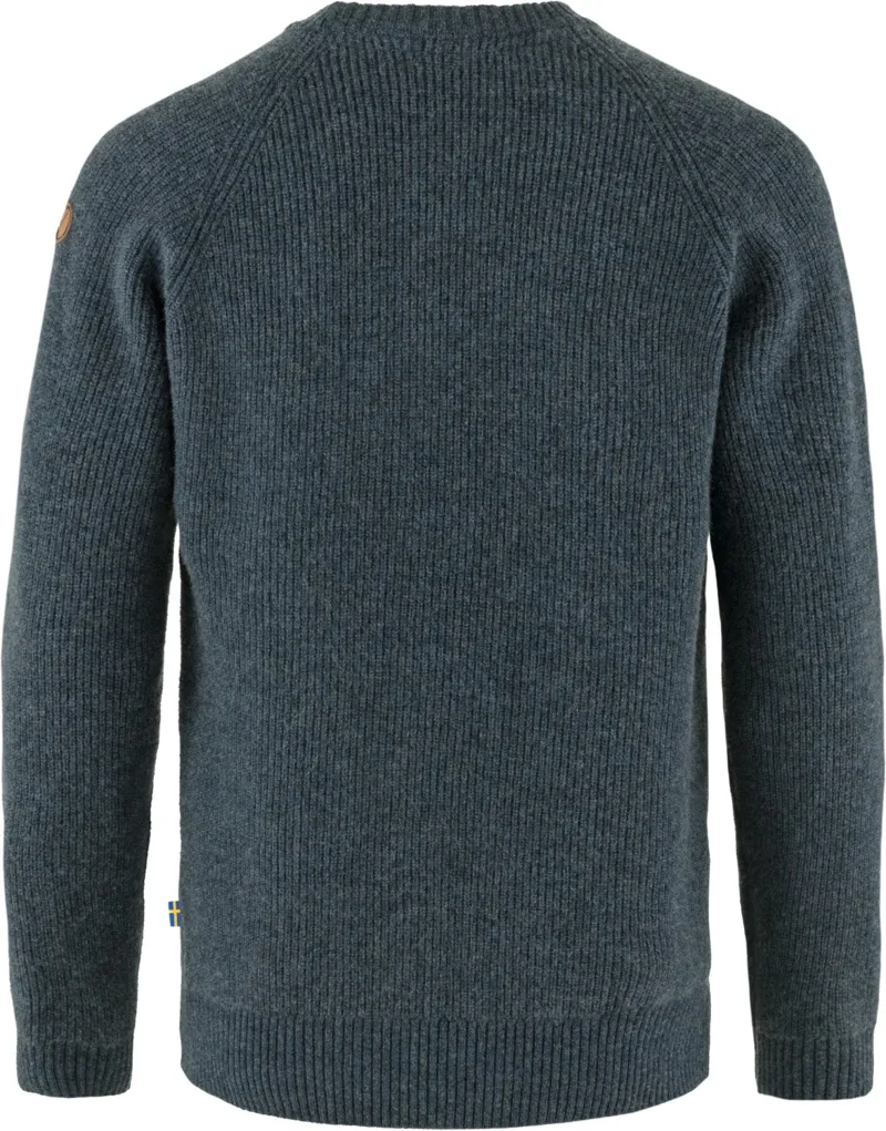 Fjallraven Mens Ovik Rib Sweater - Navy-1