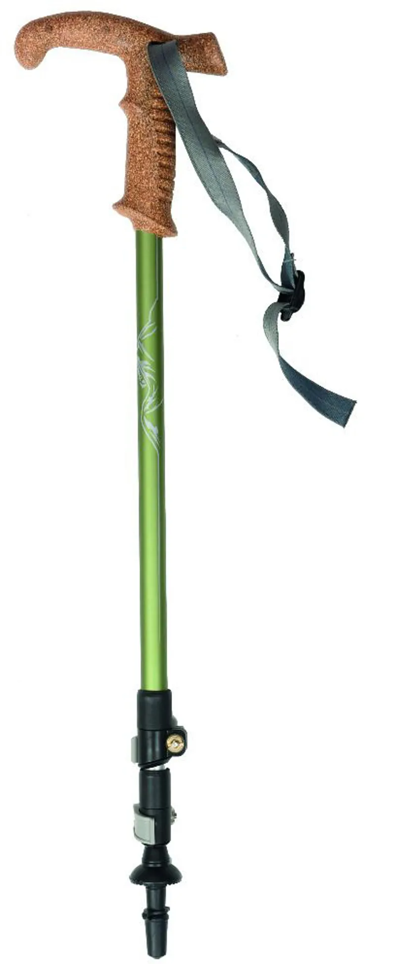 Trekmates Wanderer Lock Walking Pole - Forest-1