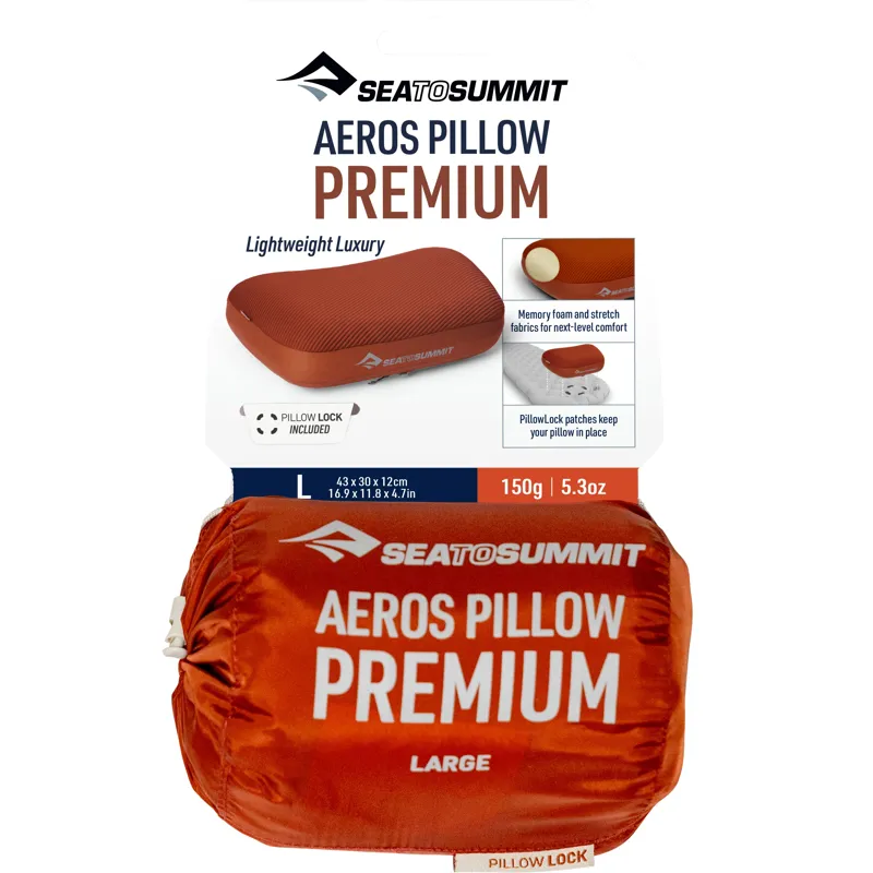 Sea To Summit Aeros Premium Pillow - Large - Mediterranea-1