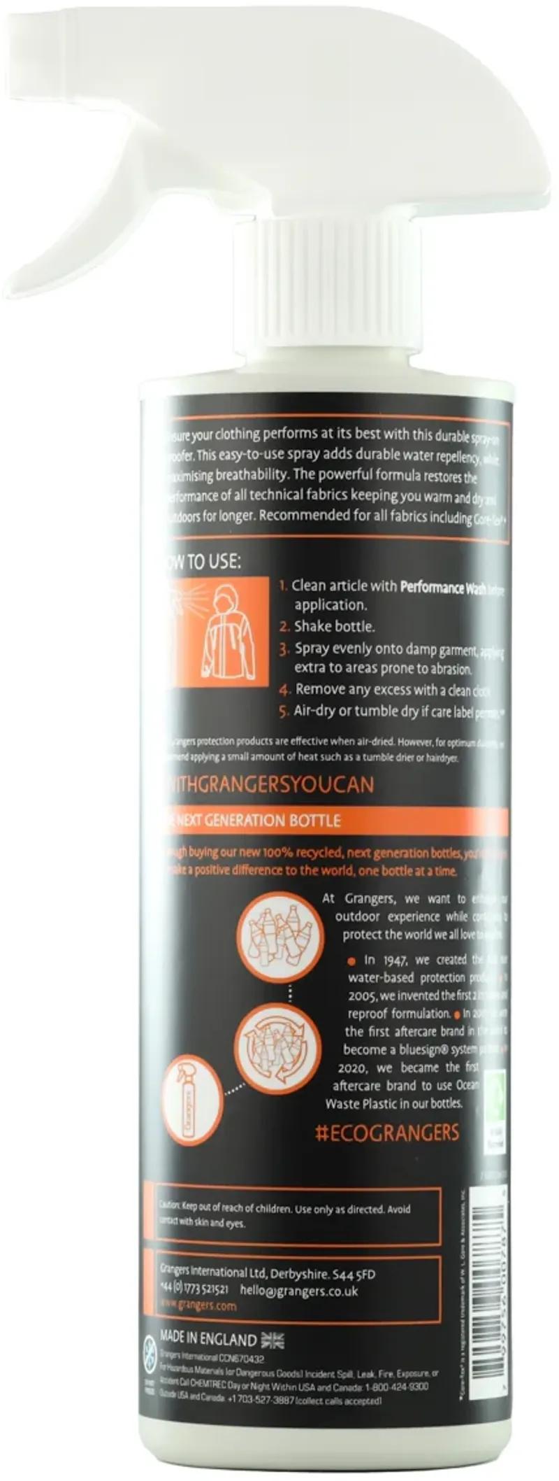 Grangers Performance Repel Plus Spray - 275ml-1