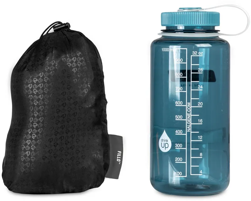 NEMO Fillo Camping Pillow - Black Pearl-Birch Bud-3