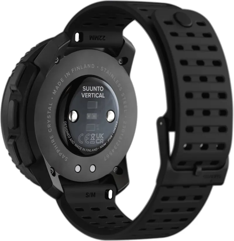 Suunto Solar Vertical Sports Watch - All Black-Stainless Steel-1