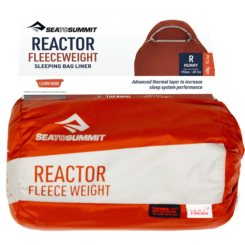 Sea To Summit Reactor Fleeceweight Liner - Regular-8