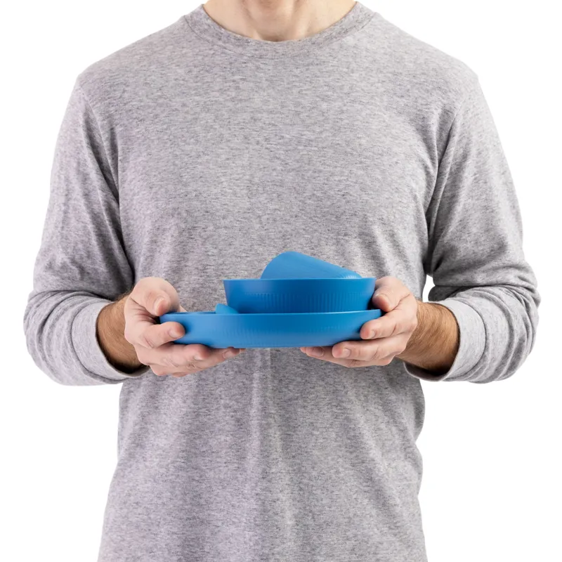 Sea To Summit Camp Dinnerware Set With Mesh Sack - 6 Piece - Cendre Blue-3