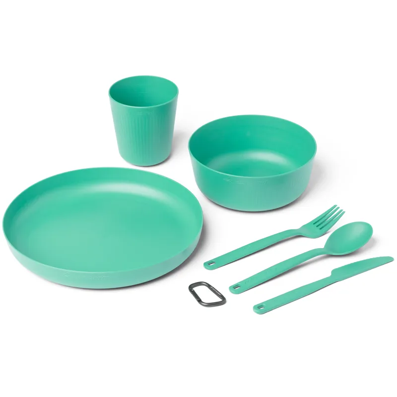 Sea To Summit Camp Dinnerware Set With Mesh Sack - 6 Piece - Cabbage-2