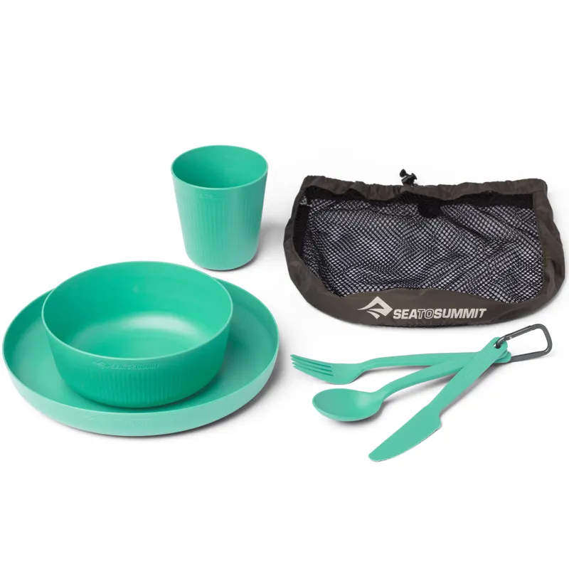 Sea To Summit Camp Dinnerware Set With Mesh Sack - 6 Piece - Cabbage-1