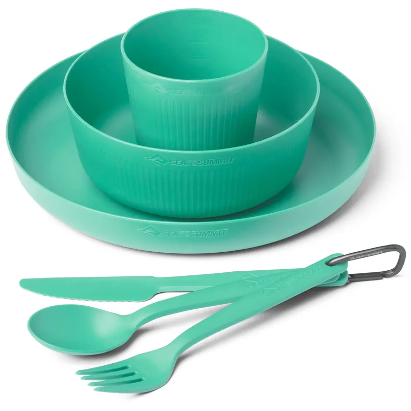 Sea To Summit Camp Dinnerware Set With Mesh Sack - 6 Piece - Cabbage