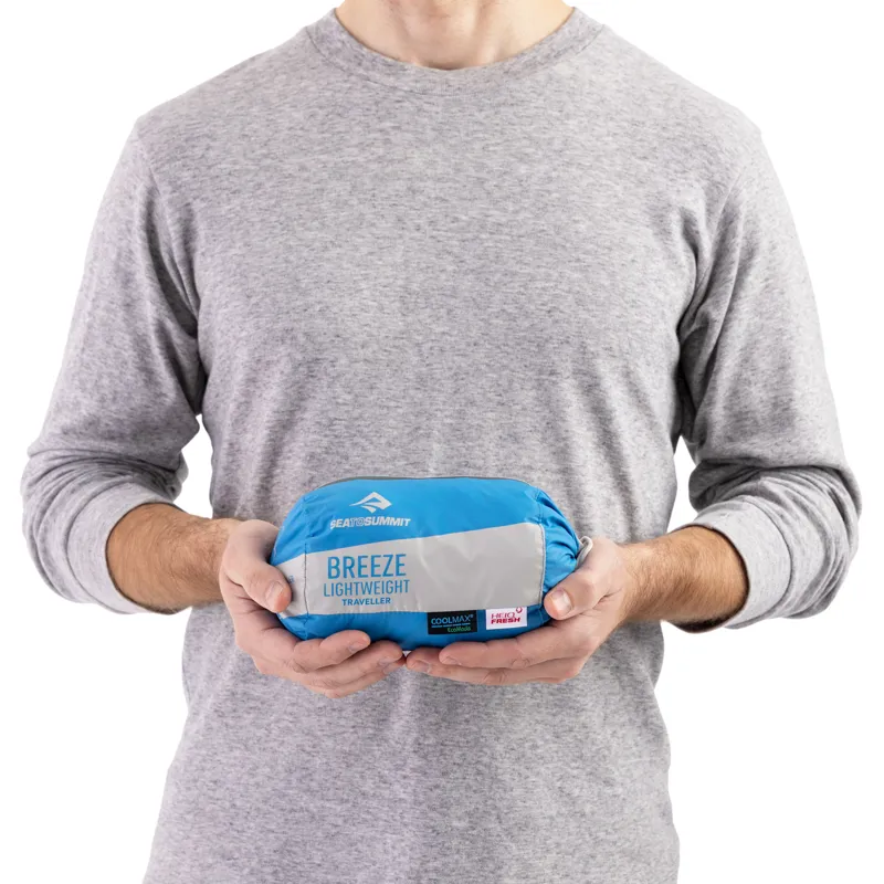 Sea To Summit Breeze Lightweight Liner - Rectangular With Pillow Sleeve-3