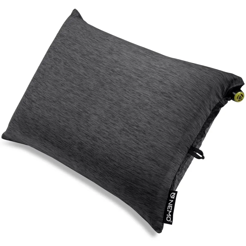 NEMO Fillo Camping Pillow - Black Pearl-Birch Bud