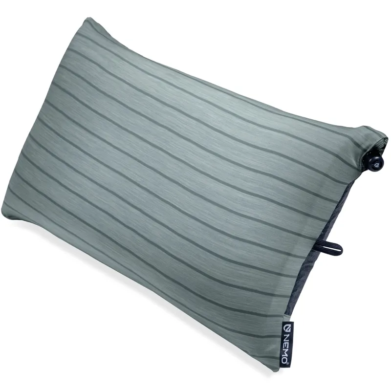 NEMO Fillo Wide Camping Pillow - Silt Stripe