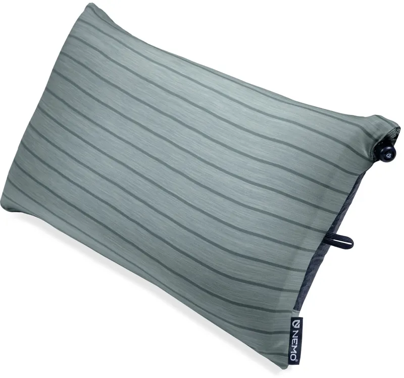 NEMO Fillo Wide Camping Pillow - Silt Stripe-4