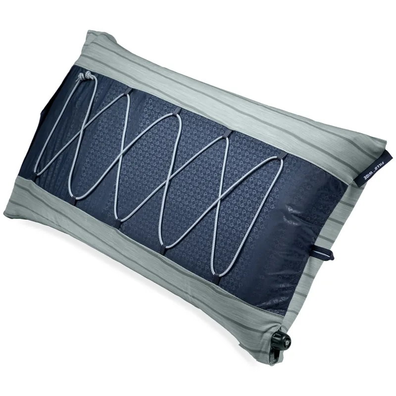 NEMO Fillo Wide Camping Pillow - Silt Stripe-4