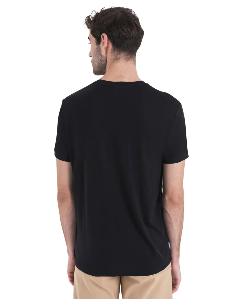 Icebreaker Mens Merino 150 Tech Lite III Short Sleeved Tee - Black-2