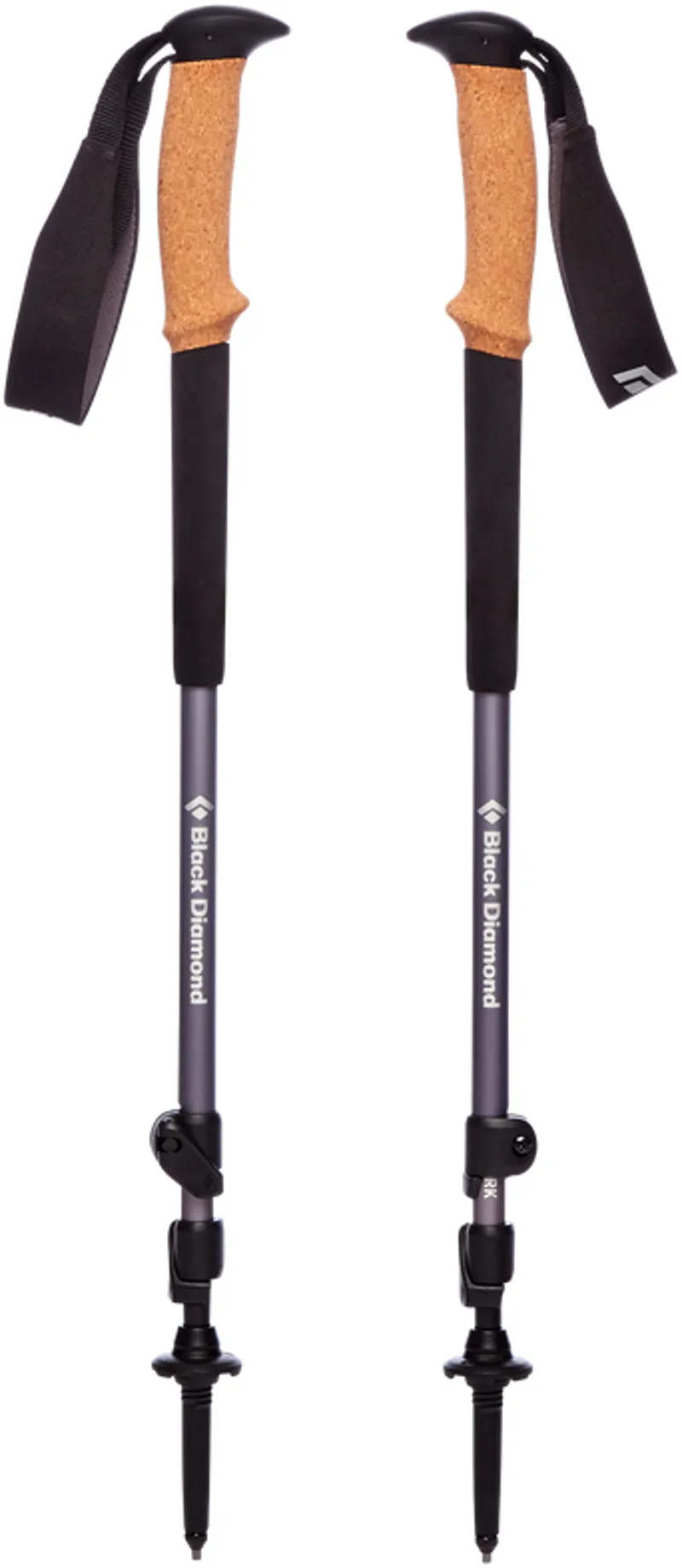 Black Diamond Trail Cork Trekking Poles - Pair - Granite-1