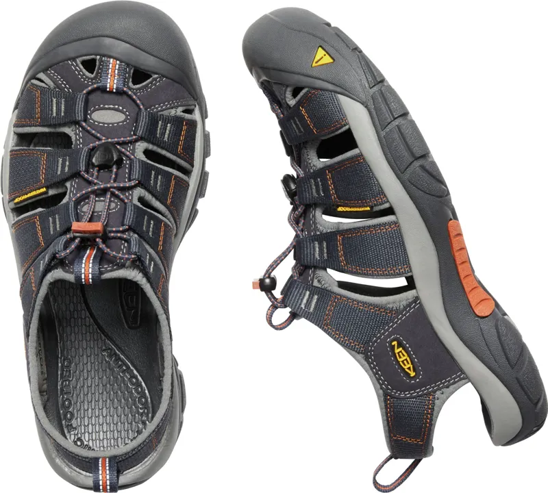 Keen Mens Newport H2 Sandals - India Ink/ Rust-4