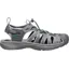 Keen Womens Whisper Sandals - Medium Grey-Peacock Green